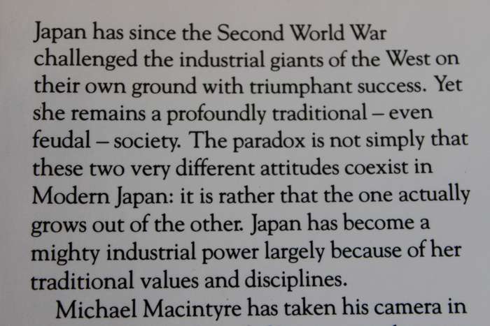 THE SHOGUN INHERITANCE  Japan and the Legacy of the Samurai  by Michael Macintyre