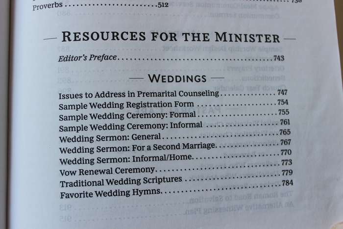KJV MINISTER'S BIBLE (Authorized King James Version)