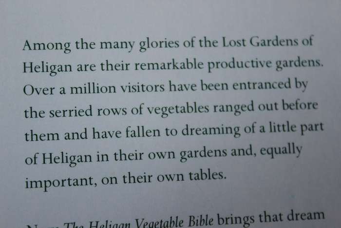THE HELIGAN VEGETABLE BIBLE  by Tim Smit & Philip McMillan Browse