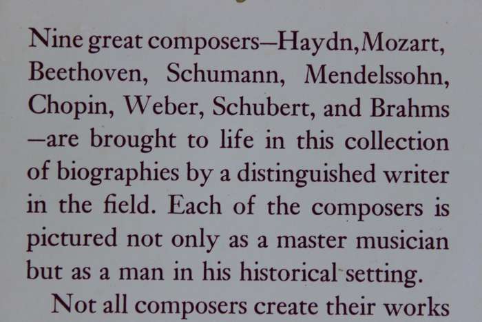 MEN WHO MADE MUSICAL HISTORY  by Victor Seroff