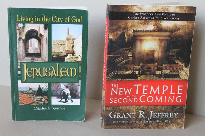 TWO BOOKS: LIVING IN CITY OF GOD - JERUSALEM & THE NEW TEMPLE AND THE SECOND COMING