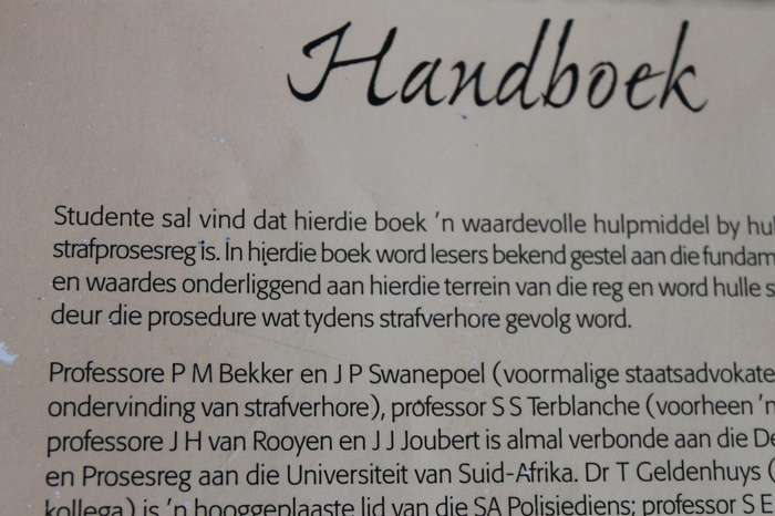 STRAFPROSESREG  Redakteur J. J. Joubert  Vyfde Uitgawe
