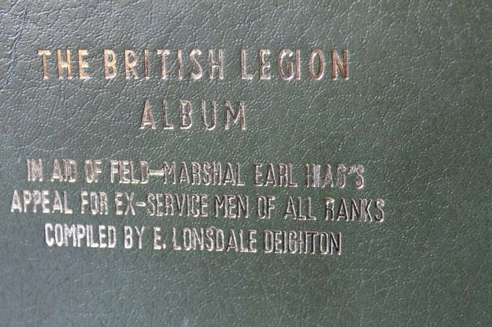 THE BRITISH LEGION ALBUM  Compiled by E. Lonsdale Deighton
