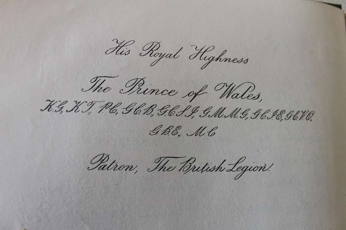 THE BRITISH LEGION ALBUM  Compiled by E. Lonsdale Deighton