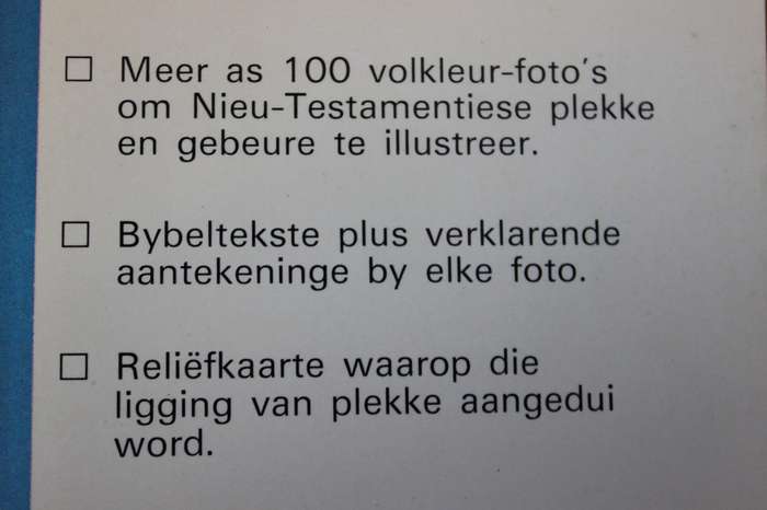 FOTOGIDS TOT DIE OU EN NUWE TESTAMENT  deur  W. L. Maree