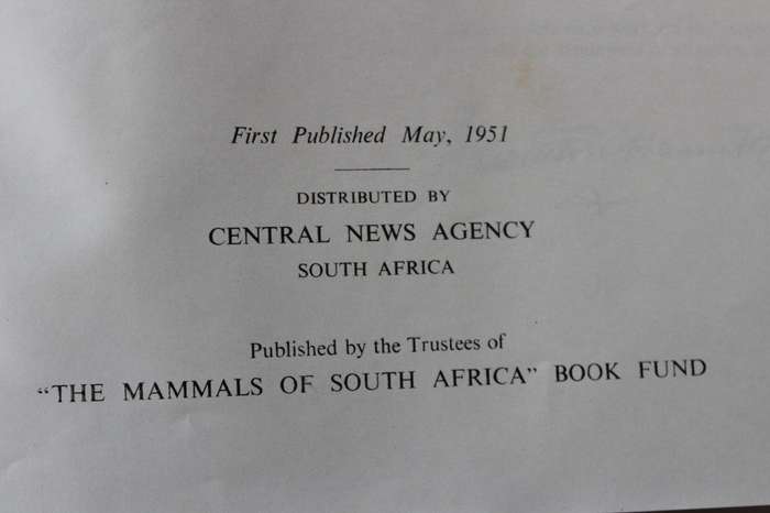 THE MAMMALS OF SOUTH AFRICA  by Austin Roberts