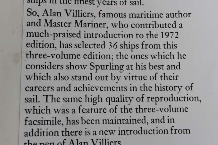 THE BEST OF SAIL Text: Basil Lubbock Illustrations J. Spurling Edited: F.A. Hook