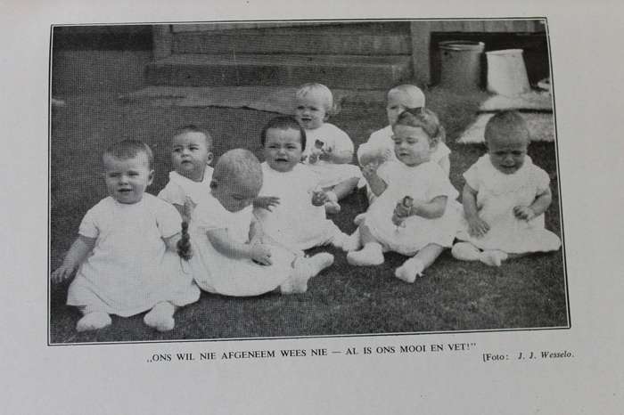 BRANDHOUT UIT DIE VUUR  deur F. Hofmeyr. Geskiedenis van die Kinderhawe Johannesburg