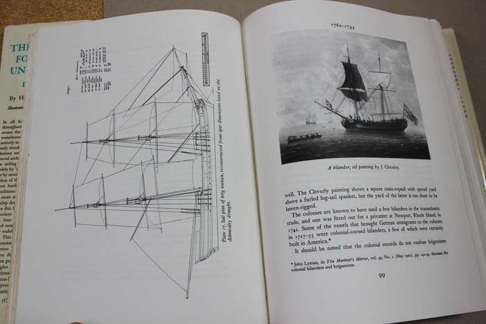 THE SEARCH FOR SPEED UNDER SAIL 1700 - 1855  by Howard I. Chapelle