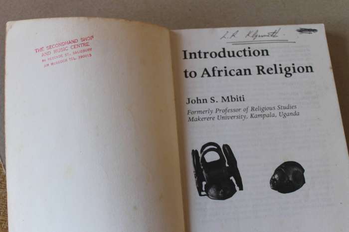 INTRODUCTION TO AFRICAN RELIGION  by John S. Mbiti