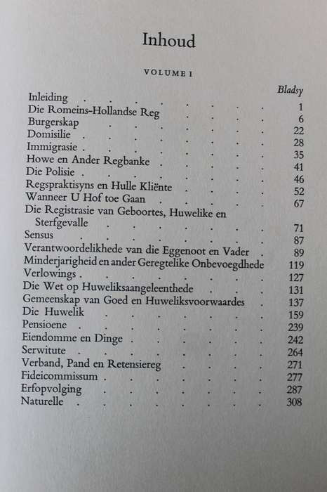 DIE AFRIKAANSE REGSADVISEUR  IN 3 DELE  Uitgegee in 1959 deur Purnell Publications
