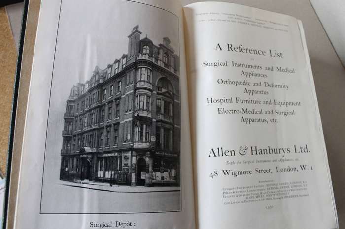 SURGICAL INSTRUMENTS APPLIANCES & HOSPITAL EQUIPMENT  Reference List  by Allen & Hanbury's Ltd