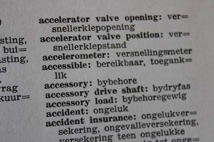 SUID-AFRIKAANSE SPOORWEE MOTORTERME / SOUTH AFRICAN RAILWAYS MOTOR TERMS