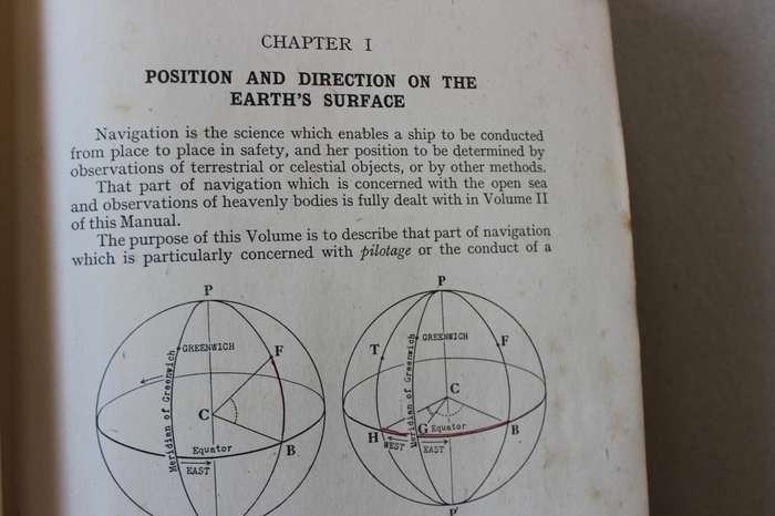 ADMIRALTY NAVIGATION MANUAL  Volume 1  1938