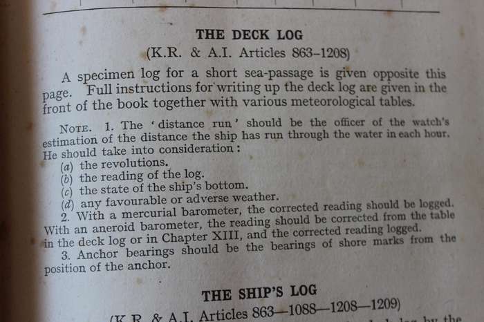 ADMIRALTY NAVIGATION MANUAL  Volume 1  1938