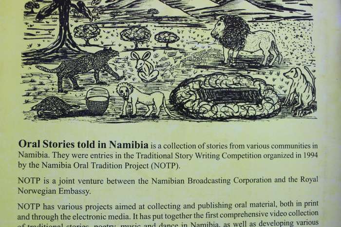 ORAL TRADITION STORIES TOLD IN NAMIBIA  Edited by Rene Lotter