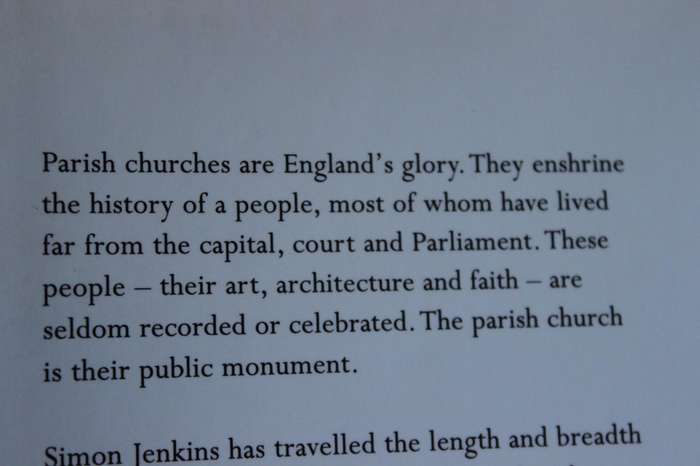 ENGLAND'S THOUSAND BEST CHURCHES  by Simon Jenkins