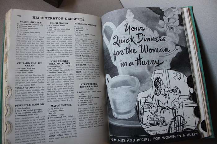 CULINARY ARTS INSTITUTE ENCYCLOPEDIC COOKBOOK by Ruth Berolzheimer (Vintage 1950)