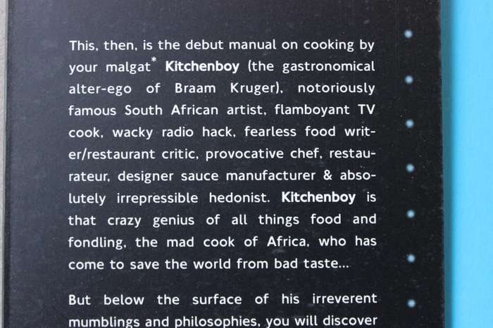 PROVOCATIVE CUISINE  Kitchenboy