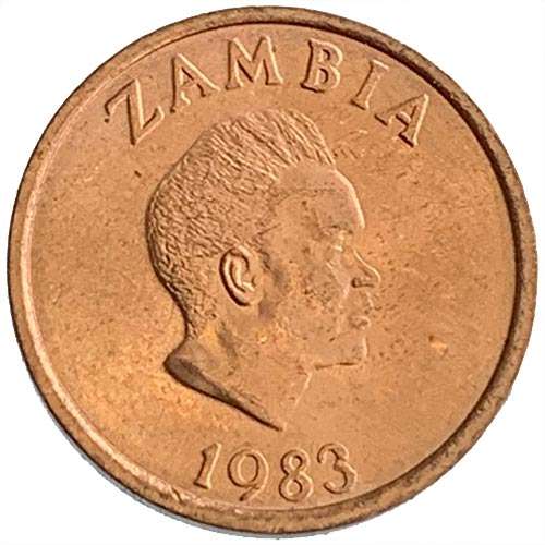1983 Zambia 2 Ngwee Uncirculated