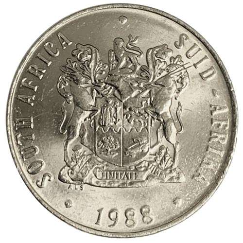 1988 South Africa 50c EF