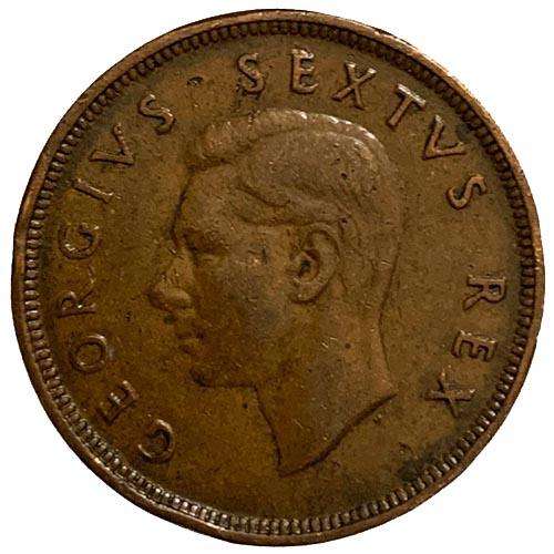1948 South Africa 1 Penny - George VI