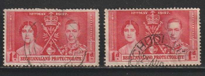 Bechuanaland Protectorate Coronation of King George V and Queen Elizabeth 1937