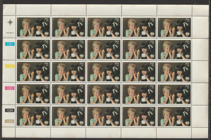 South Africa UMM Fullsheet The 50th Anniversary of Christmas Stamp Fund 1979