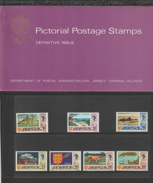 Jersey 1969 1st Definitive Issue in Folder UMM Set