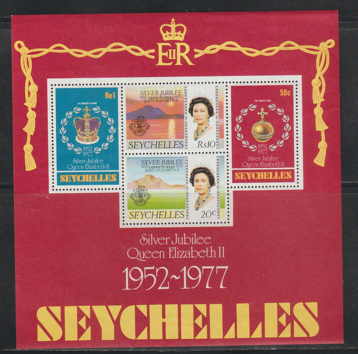 Seychelles The 25th Anniversary of Regency of Queen Elizabeth II 1977