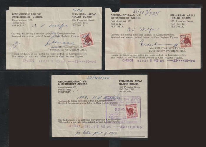 3 Peri-Urban Areas Health Board Resides 1958-1959