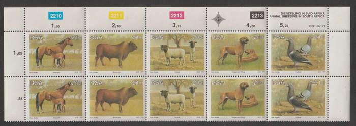 South Africa UMM Control of 10 Animal Breeding in South Africa 1991
