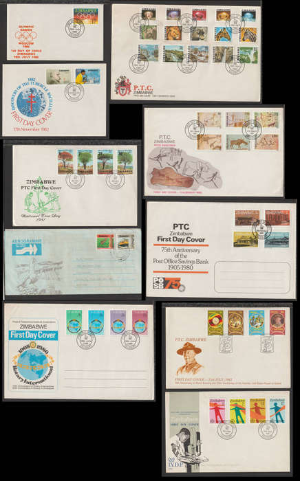 Zimbabwe 10 FDC`s Great CV