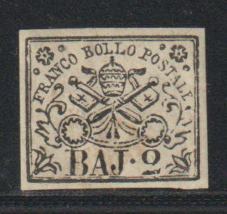 Papal Stats 1852 SG 14 CV R720