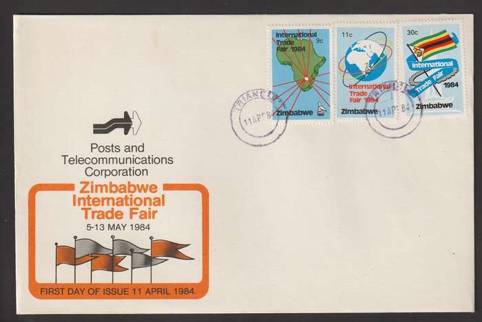 Zimbabwe FDC International Trade Fair 1984 CV R35+