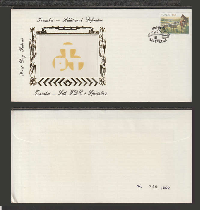Transkei Silk FDC Xhosa 1987 (046 From 600)