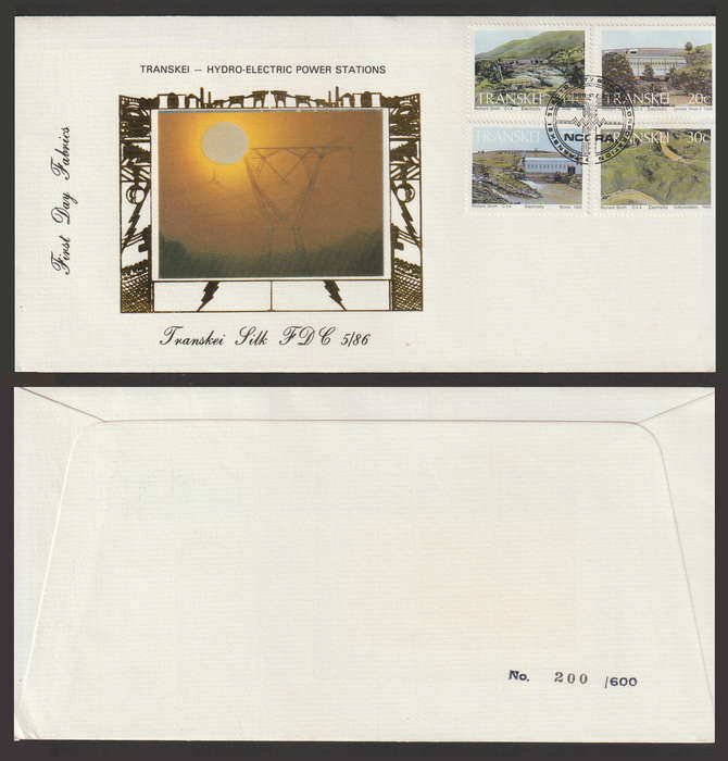 Transkei Silk FDC Historic Port St. Johns 1986 (200 From 600)
