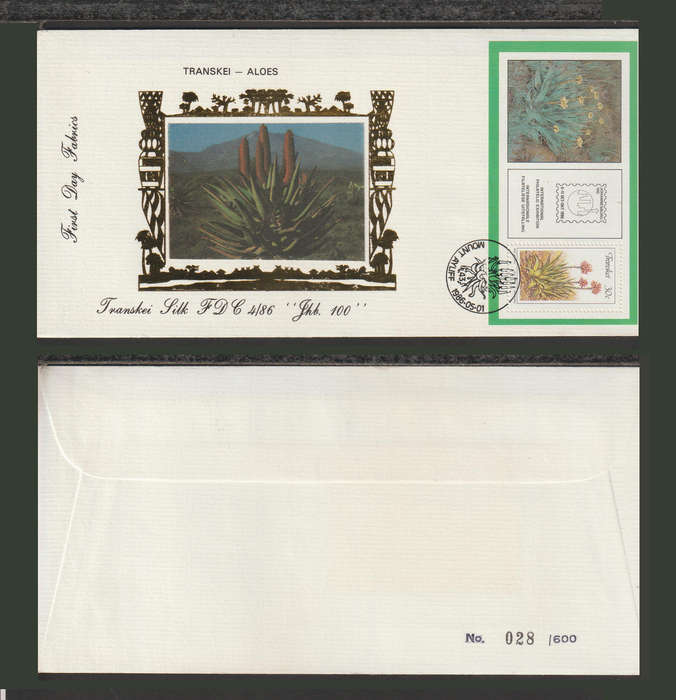 Transkei Silk FDC Aloes 1986 (028 From 600)