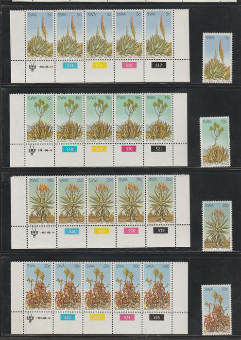 SWA UMM Control Blocks and Singles Aloes 1981 CV R210