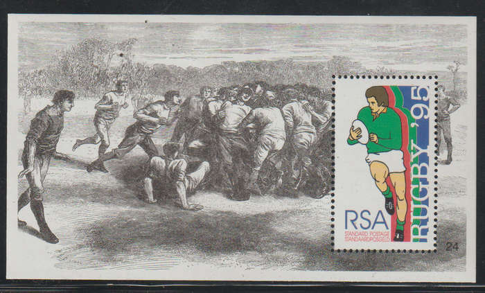 South Africa UMM Minisheet World Cup Rugby Championship, South Africa 1995