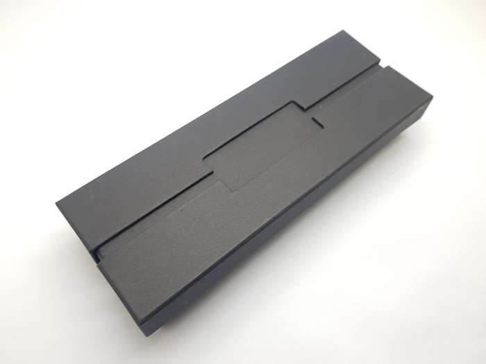 SILVER METAL BALLPOINT AND ROLLERBALL PEN SET 'OPUS' IN PRESENTATION BOX