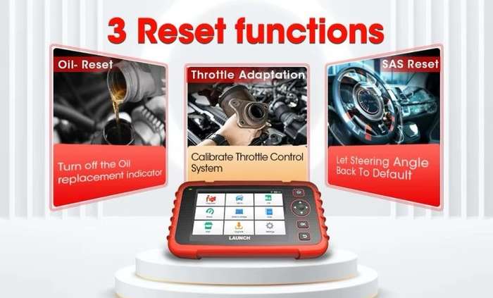 Launch CReader CRP123X Plus Full System + 3 Special Functions