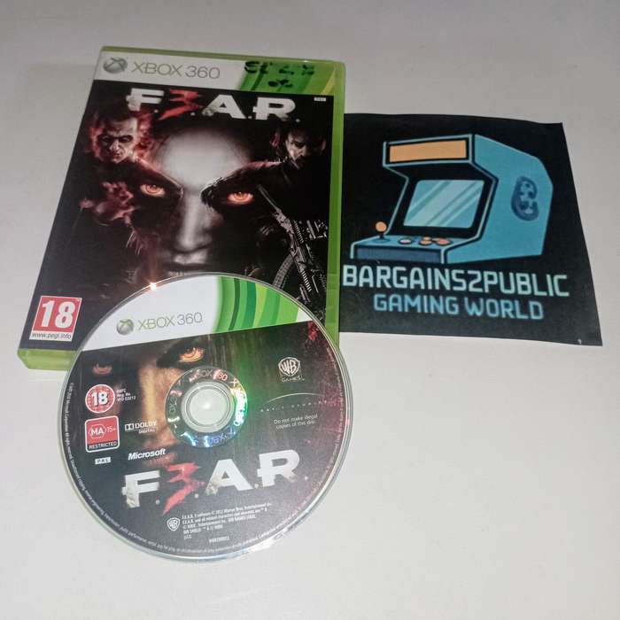 F3AR (Fear 3) [Xbox 360]  **CIB**