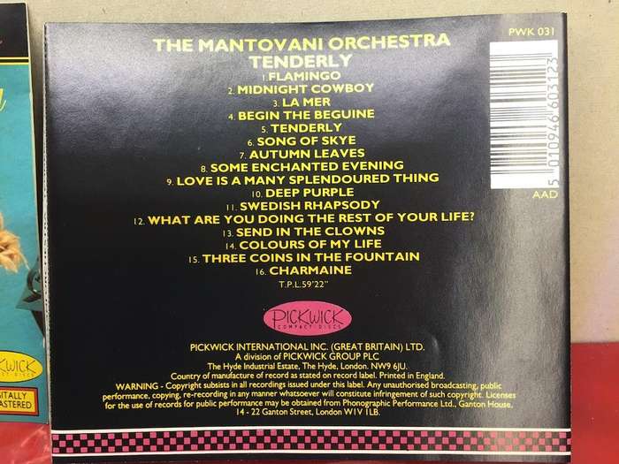 The Mantovani Orchestra - Tenderly