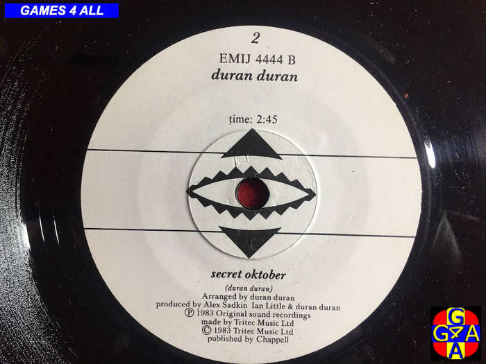 45" Record - Duran Duran - Union of the Snake