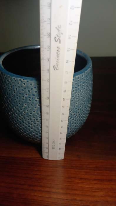 2 X MICA CERAMIC POP PLANT CONTAINERS