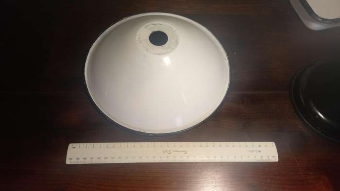 BLACK AND WHITE VINTAGE ENAMEL 5 X PIECES