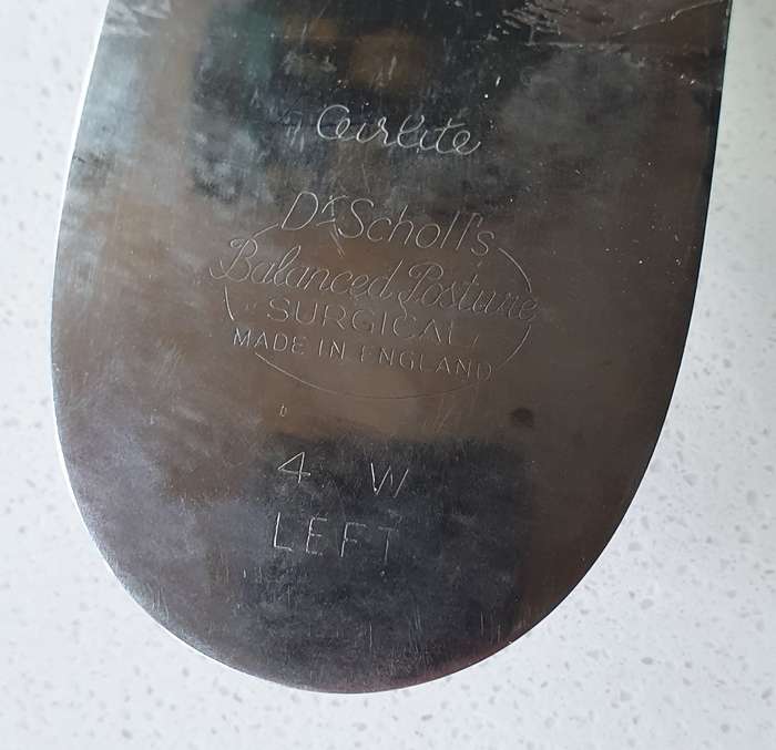 Vintage AIRLITE, Dk SCHOLL'S balanced posture surgical item - made in England - as per photos