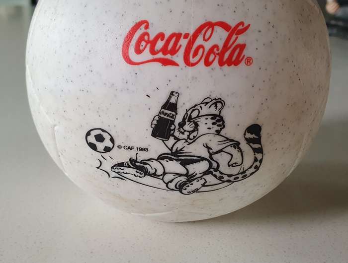 1993 COCA COLA / WIMPY football bottle as per photos