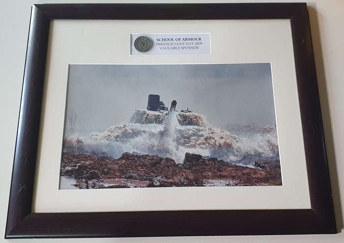 Framed SADF photo by duNel as per photos